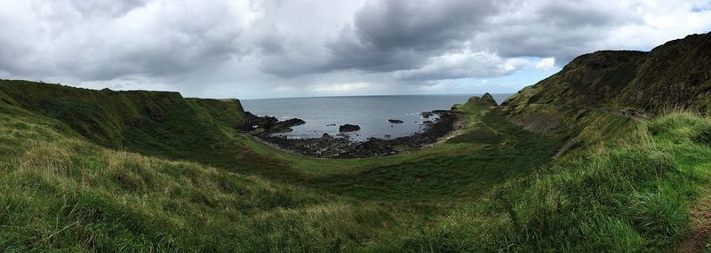 Panoramic view of sea against sky