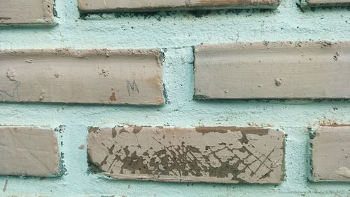 Close-up of weathered wall