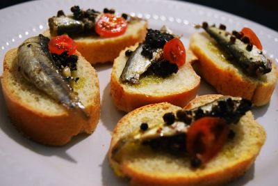 Close-up of food in plate