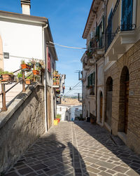 Street amidst buildings in city