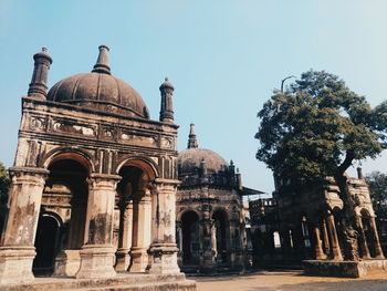 Low angle view of historical building