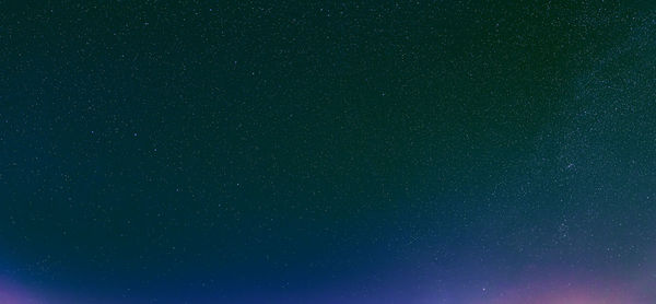 Low angle view of sky at night