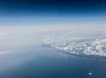 Aerial view of sea