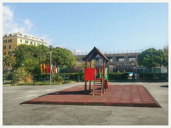 Built structure against clear sky