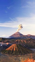 Volcanic landscape from indonesia