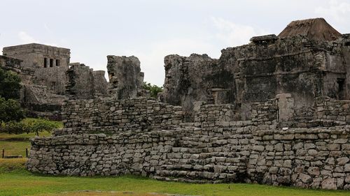 View of old ruins