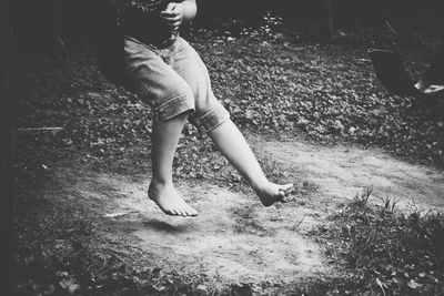 Woman standing on floor