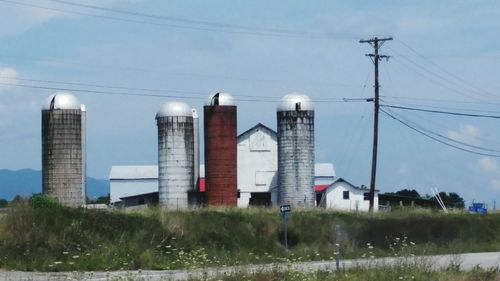 Buildings against the sky