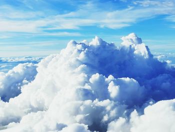 Low angle view of clouds in sky