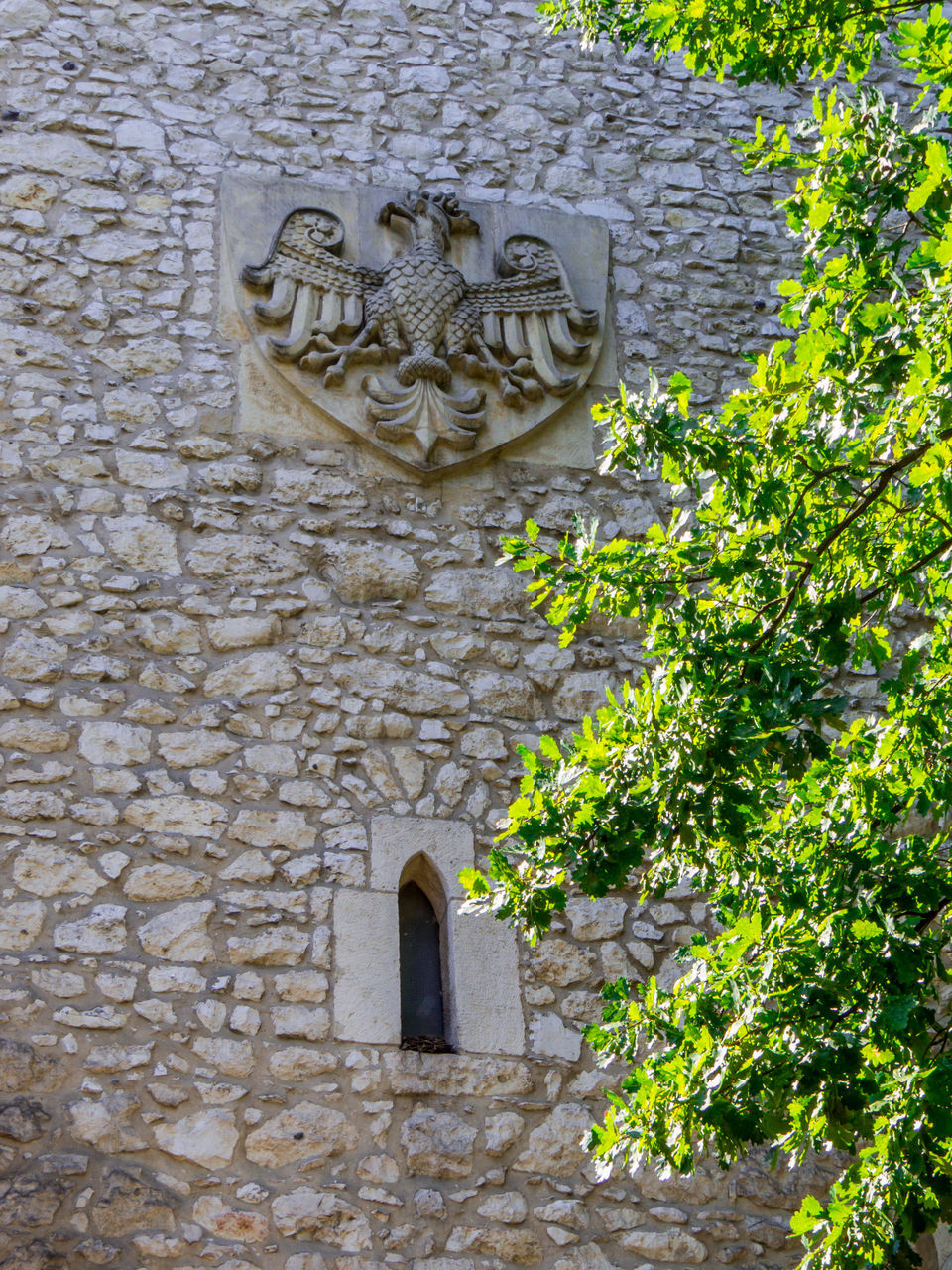 architecture, built structure, no people, day, wall, plant, building exterior, history, the past, nature, wall - building feature, building, outdoors, stone material, craft, creativity, religion, representation, tree, art, travel destinations