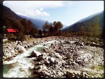 Scenic view of landscape against sky