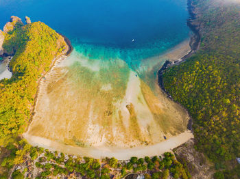 Aerial view of sea