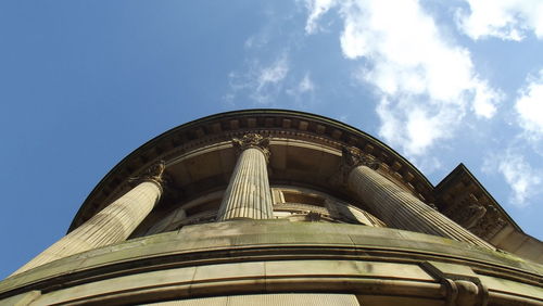 Low angle view of historical building