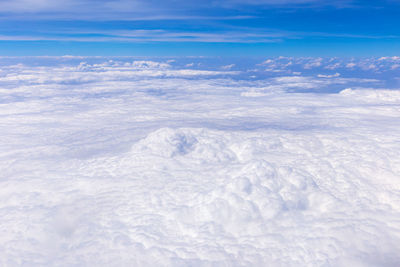 Aerial view of cloudscape against sky