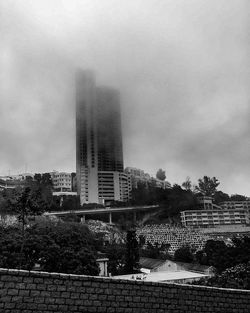 Buildings against sky in city