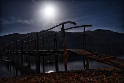 Built structure on land against sky