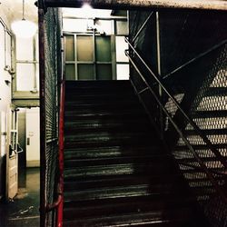 Staircase in front of building