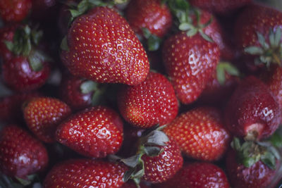 Full frame shot of strawberries