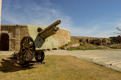 View of old town against sky