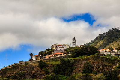 View of church against cloudy sky