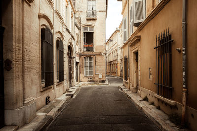 Street amidst buildings in town