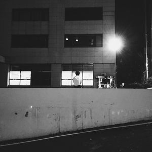 View of building in city