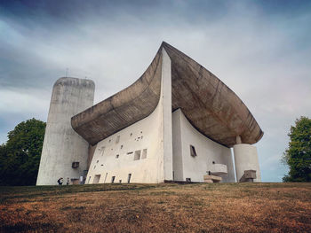 Low angle view of historical building