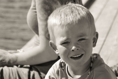 Portrait of smiling boy