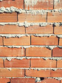 Full frame shot of brick wall