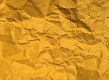 Full frame shot of yellow paper