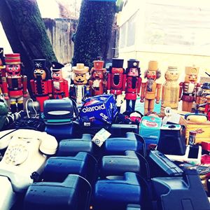 large group of objects