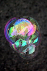 Close-up of bubbles