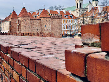 Buildings against sky in city