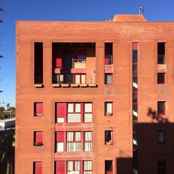 Low angle view of building against sky