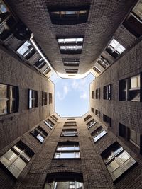 Low angle view of building against sky