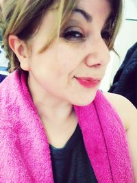 Portrait of woman smiling