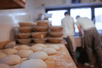 Bakers of baking bread