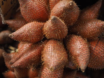 Full frame shot of fruits in market