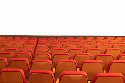 Theatre stage with isolated white area