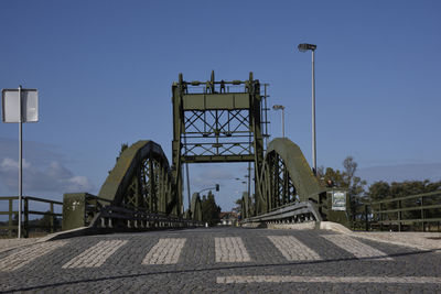 Low angle view of built structure against clear sky