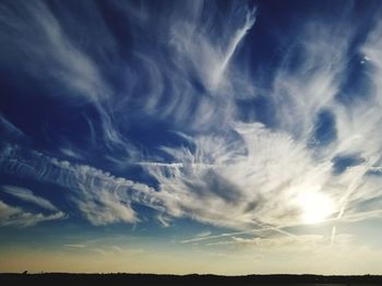 Low angle view of sky