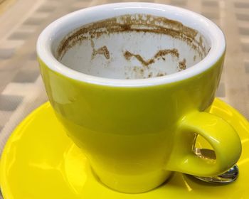 Close-up of drink on table