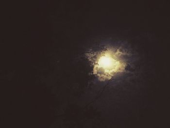 Low angle view of cloudy sky