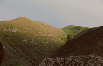 Scenic view of mountains