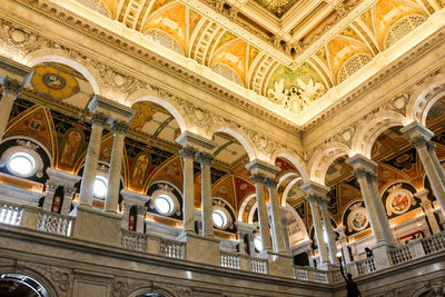 Interior of library building