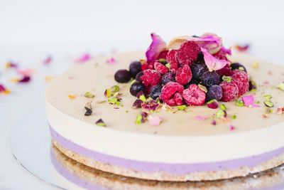 Close-up of served food