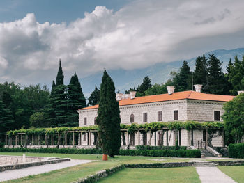 View of historic building against sky