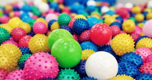 Full frame shot of colorful balls