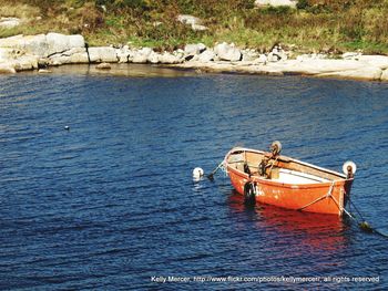 Boats in sea