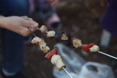 Barbecue grill skewer